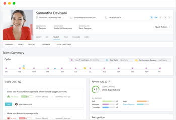 keka performance management software profile and summary