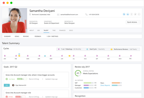 keka performance management software profile and summary