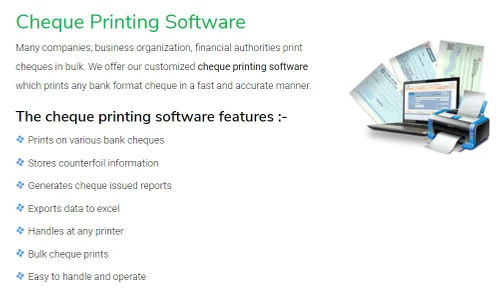 mlm cheque printing software