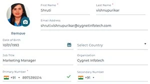 Cygnature-Mobile application