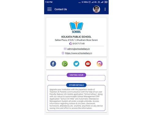 school ediary-contact