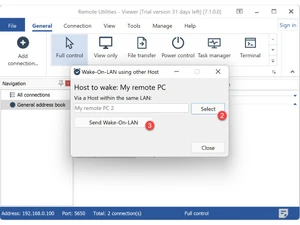 Remote Utilities walk on lan