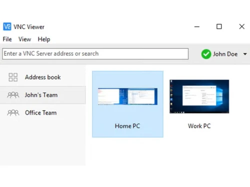 RealVNC Connect server