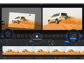 VideoProc Vlogger keyframes