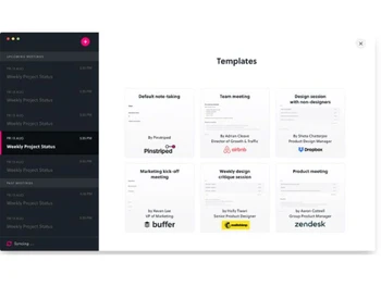 Pinstriped templates