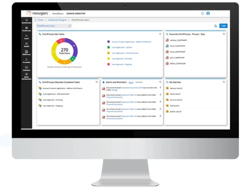 Newgen Board Meeting Software-Dashboard