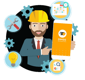 Dingg Salon Software manage