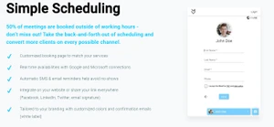 meetfox simple scheduling