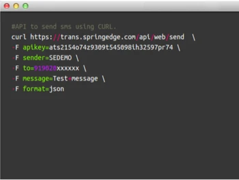 spring edge messaging api
