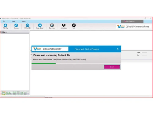 vartikal ost to pst converter-converting