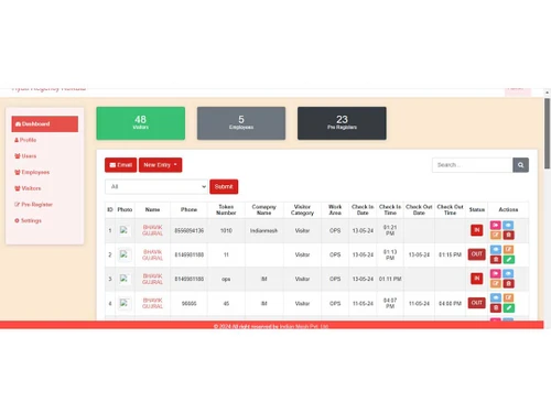Meshink vms dashboard
