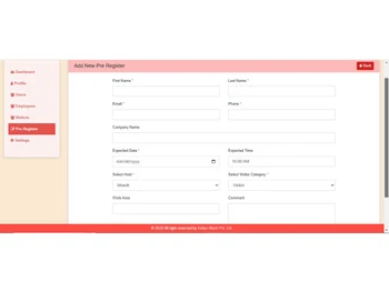 Meshink vms register