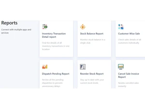 Zenscale Cloud based Material Management-Reports