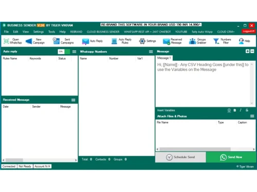 BUSINESS SENDER-Setup & run