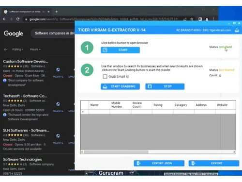 G-EXTRACTOR-Selecting Company
