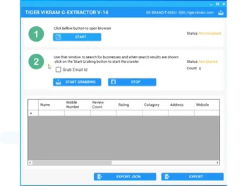 G-EXTRACTOR-Setup & run