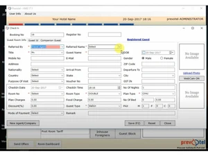 prevotel hotel management software check in