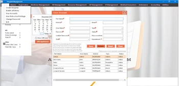 Aspscripts Hospital Management account management