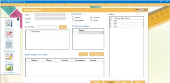 Aspscripts School Management ERP class syllabus