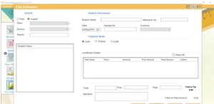 Aspscripts School Management ERP fee collection