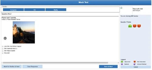 aspscripts online exam mock test