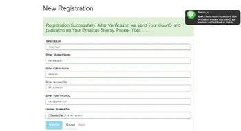 aspscripts online exam new registration