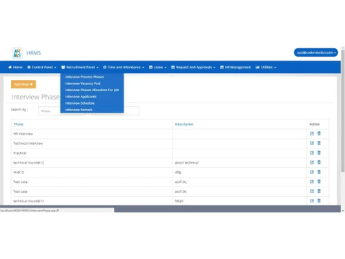 Inteligen HCM Interview Phase