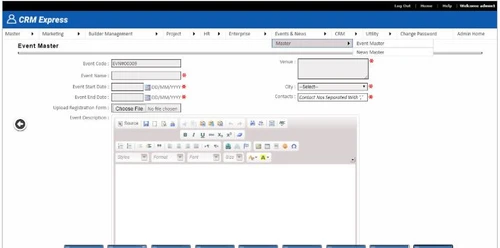 Aspscripts Property Management event master