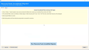 incredimail migrator dashboard