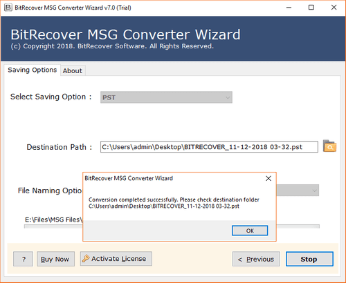 MSG Converter Wizard