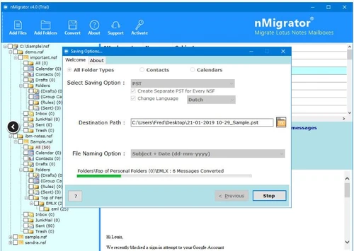 nMigrate destinations