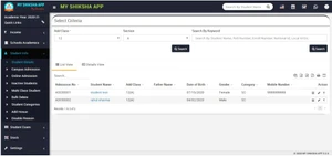 My Shiksha App select criteria