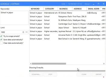 mink infotech data extraction system keyword