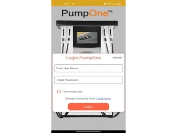PumpOne™-Login page