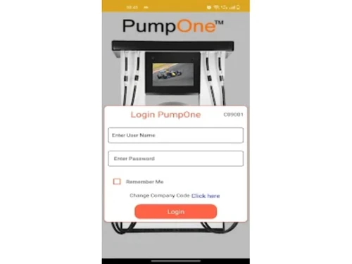 PumpOne™-Login page