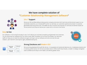 Trigent CRM solution