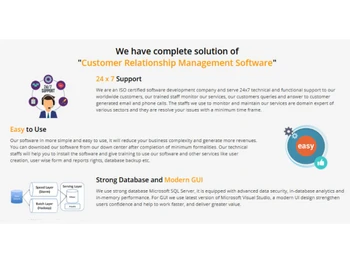 Trigent CRM solution