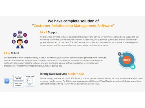 Trigent CRM solution