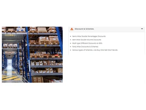 Trigent Pharmacy Shop software discount and schemes