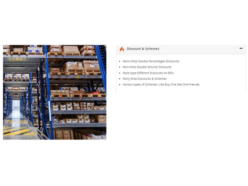 Trigent Pharmacy Shop software discount and schemes
