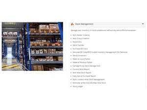 Trigent Pharmacy Shop software stock management