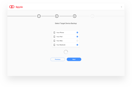 Spyzie select target