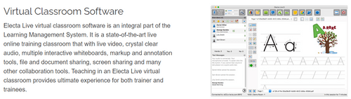electa virtual classroom