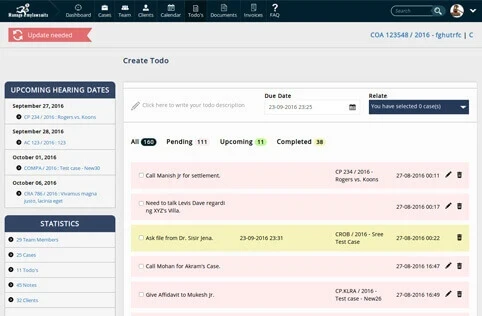 Managemylawsuit planning to do