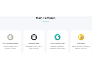Warals Institute Management Software-Main features