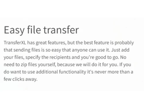 Easy file transfer