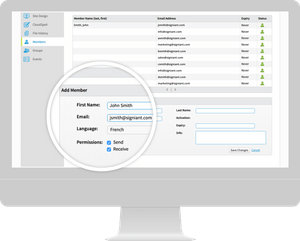 Media Shuttle members