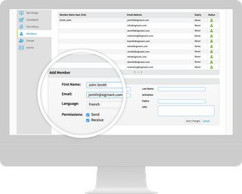 Media Shuttle members