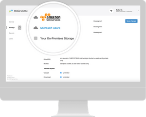 Media Shuttle amazon webservice