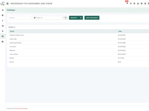 E-Token Solution holiday